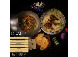 Saltanat Restaurant Deal 4 For Rs.4499/-